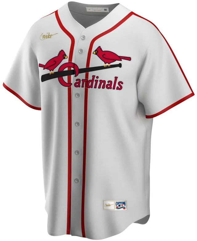 Men's St. Louis Cardinals Ozzie Smith Nike White Home Cooperstown  Collection Player Jersey