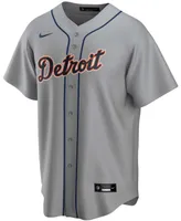 Men's Miguel Cabrera Gray Detroit Tigers Road Replica Player Name Jersey