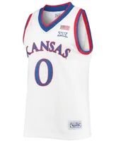 Men's Big and Tall Frank Mason Iii White Kansas Jayhawks Commemorative Classic Basketball Jersey