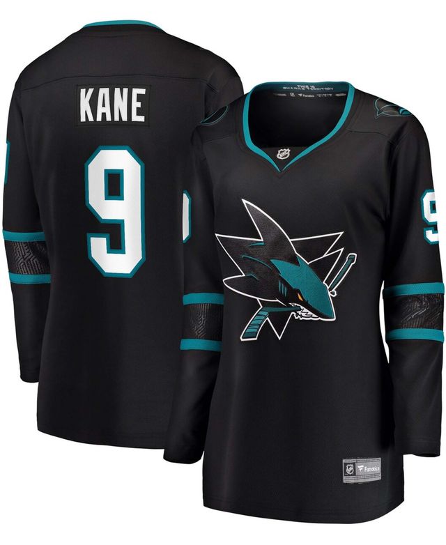 Women's Evander Kane Black San Jose Sharks Alternate Premier Breakaway Jersey