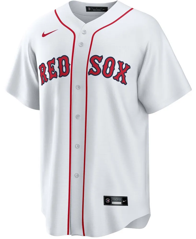 Men's Enrique Hernandez White Boston Red Sox Home Official Replica Player Jersey