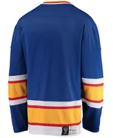 Men's Blue St. Louis Blues Premier Breakaway Heritage Blank Jersey