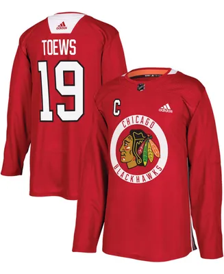 Men's Jonathan Toews Red Chicago Blackhawks Practice Player Jersey