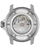 Tissot Men's Swiss Automatic Seastar Stainless Steel Bracelet Watch 46mm