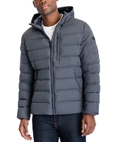 Michael Kors Men's Hooded Puffer Jacket, Created For Macy's