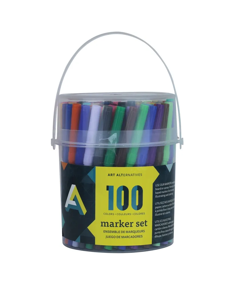 Art Alternatives Marker Set, 100 Pieces