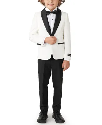 OppoSuits Toddler and Little Boys 3-Piece Pearly Solid Tuxedo Set