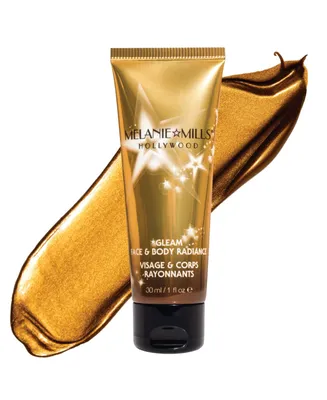 Melanie Mills Hollywood Gleam Face and Body Radiance All One Makeup, Moisturizer Glow