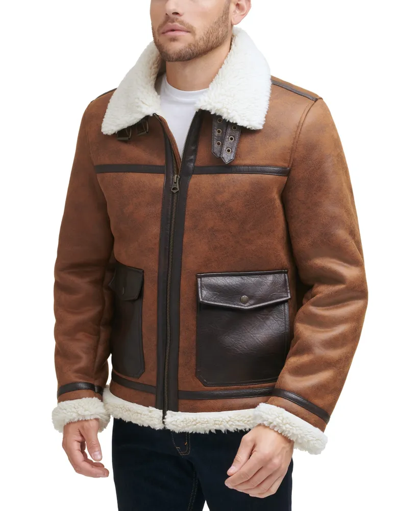 Levi's Men's Faux Shearling Shortie Rancher Jacket