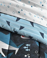 Dream Factory Sharks 5-Piece Twin Comforter Set