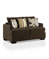 Furniture of America Korona Park Upholstered Loveseat