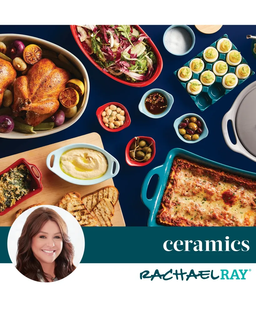 Rachael Ray 3-Pc. Ceramic Casserole Bakers Set