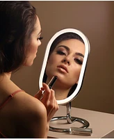 Fancii Vera Rechargeable Vanity Mirror With 3 Led Light Settings