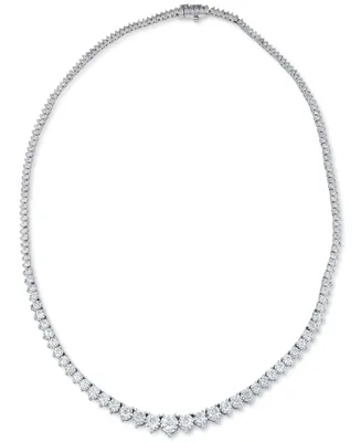 Diamond Graduated Collar Tennis Necklace (5 ct. t.w.) in 14K White Gold or 14k Yellow Gold
