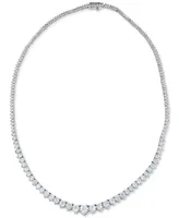 Diamond Graduated Tennis Necklace (5 ct. t.w.) 14k White Gold or Yellow