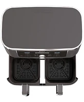 Ninja Foodi DZ401 6-in-1 10-qt. Xl 2-Basket Air Fryer with DualZone Technology- Air Fry, Broil, Roast, Dehydrate, Reheat and Bake, Family Sized