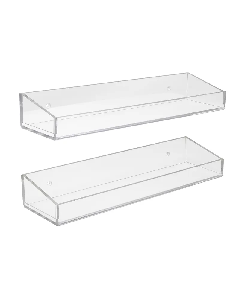 Acrylic Shelf Dividers - 4 Set Sorbus