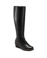 Aerosoles Women's Tall Binocular Regular Calf Wedge Boots