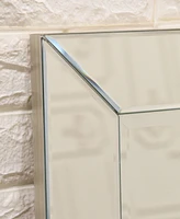 Empire Art Direct Solid Wood Frame Covered with Beveled Clear Mirror - 64" x 18"