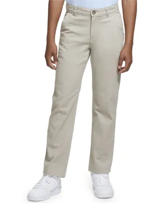 Nautica Big Boys Uniform Stretch Twill Pant with Reinforced Knees