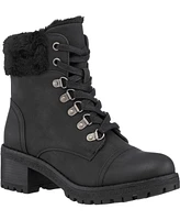 Gc Shoes Women's Joan Lace Up Lug Sole Boots