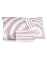 Charter Club Damask Designs Holiday Cotton 4-Pc. Sheet Set, California King, Created for Macy's