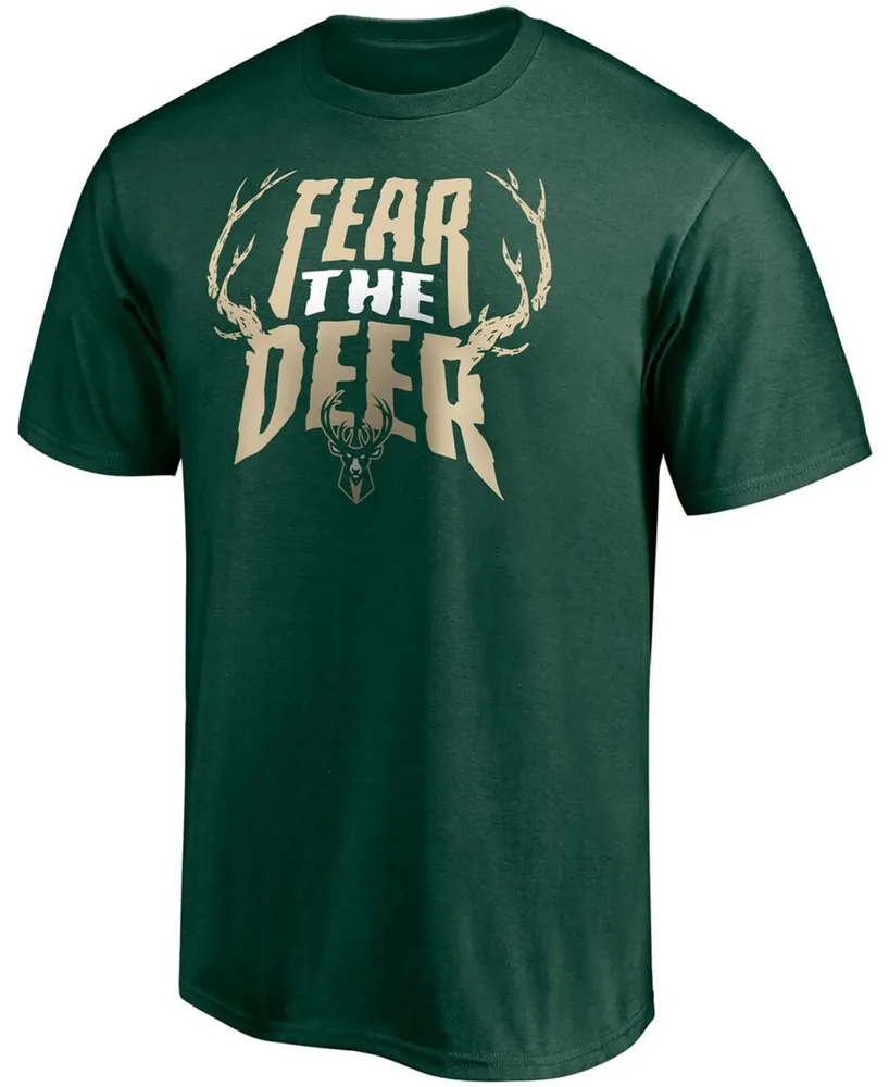 Men's Hunter Green Milwaukee Bucks Post Up Hometown Collection T-shirt