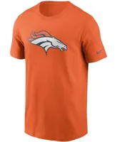 Men's Orange Denver Broncos Primary Logo T-shirt