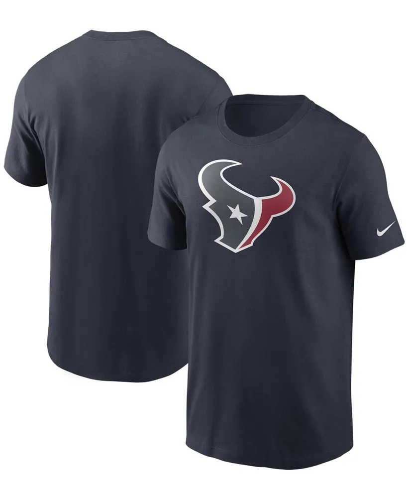 Men's Navy Houston Texans Primary Logo T-shirt