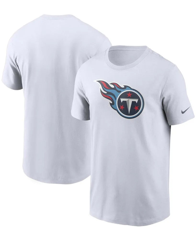 Men's White Tennessee Titans Primary Logo T-shirt