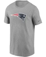 Men's Heathered Gray New England Patriots Primary Logo T-shirt