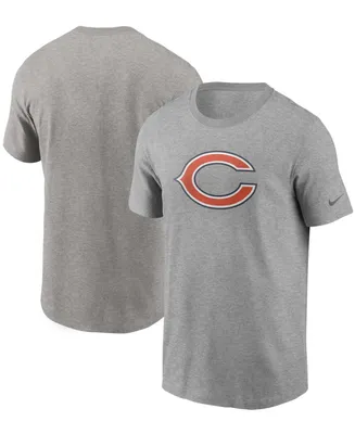 Men's Heathered Gray Chicago Bears Primary Logo T-shirt
