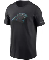 Men's Black Carolina Panthers Primary Logo T-shirt