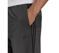adidas Men's Primegreen Essentials Warm-Up Open Hem 3-Stripes Track Pants