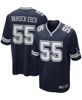 Nike Men's Leighton Vander Esch Navy Dallas Cowboys Team Game Jersey