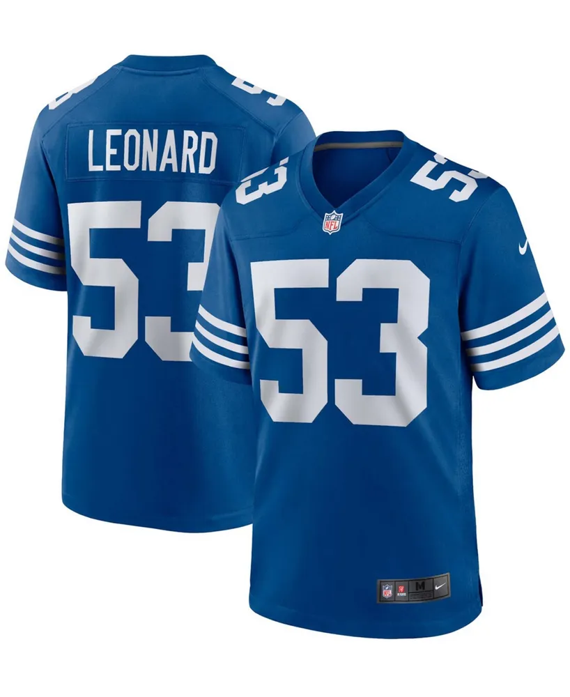 Nike Indianapolis Colts Darius Leonard Men's Game Jersey - Blue