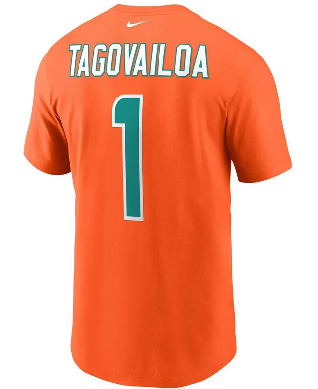 Fanatics Men's Tua Tagovailoa Aqua Miami Dolphins Big & Tall Eligible Receiver III Name & Number T-Shirt