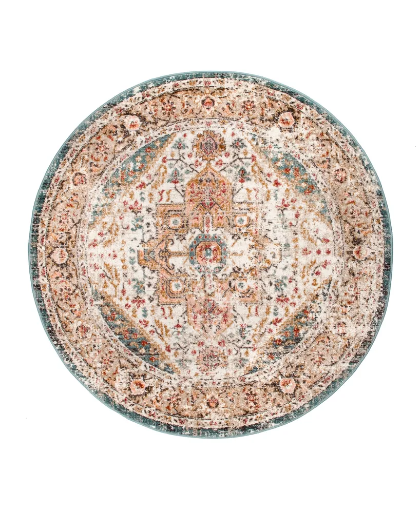 nuLoom West GRWS04A 5' x 5' Round Area Rug