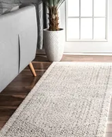 nuLoom Spring RZSP01A 2'6" x 6' Runner Area Rug - Silver