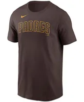Men's Yu Darvish Brown San Diego Padres Name Number T-shirt