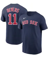 Men's Rafael Devers Navy Boston Red Sox Name Number T-shirt