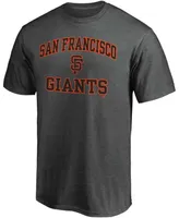 Men's Charcoal San Francisco Giants Heart Soul T-shirt