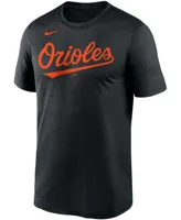 Men's Black Baltimore Orioles Wordmark Legend T-shirt