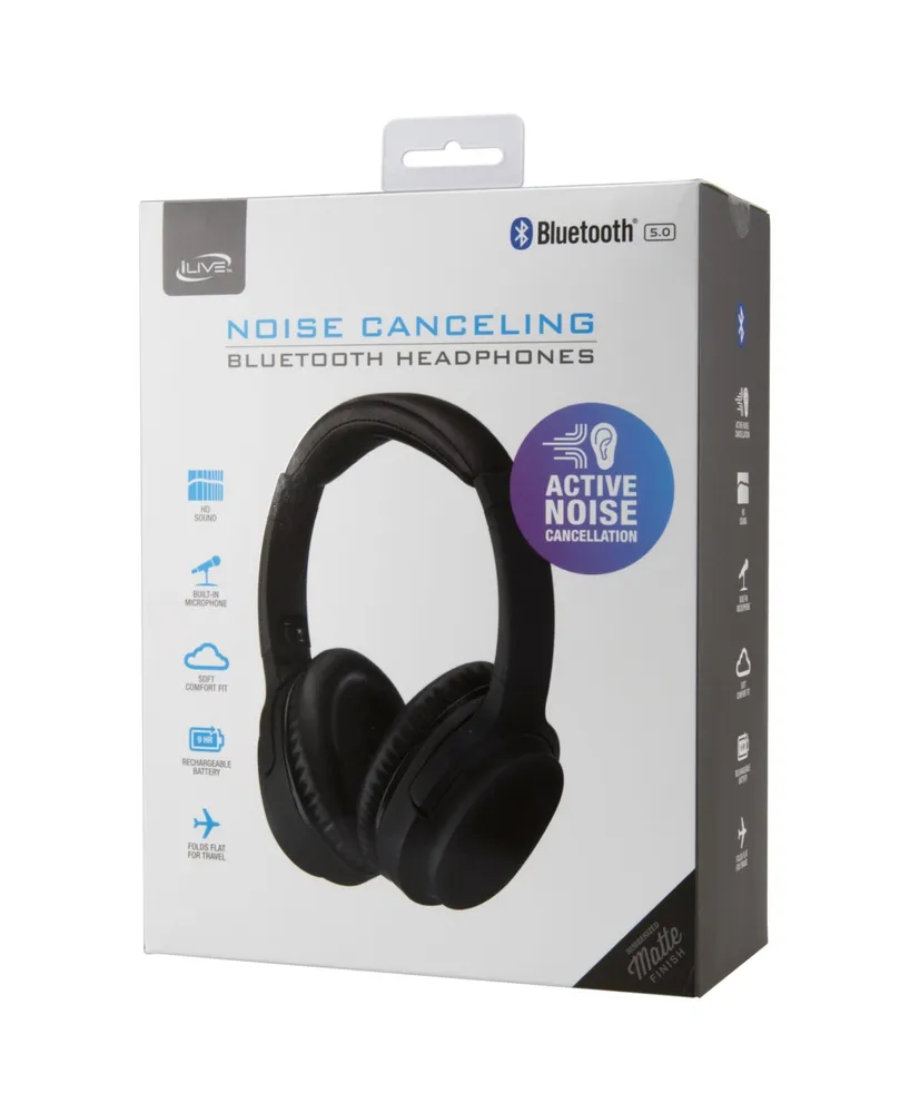iLive Active Noise Cancellation Bluetooth Headphones