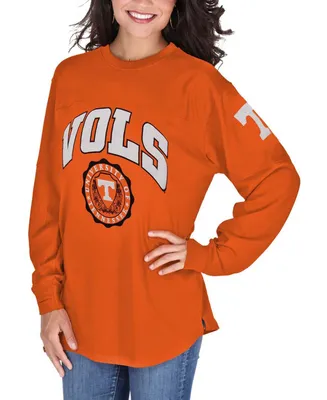 Women's Tennessee Orange Volunteers Edith Long Sleeve Oversized Top