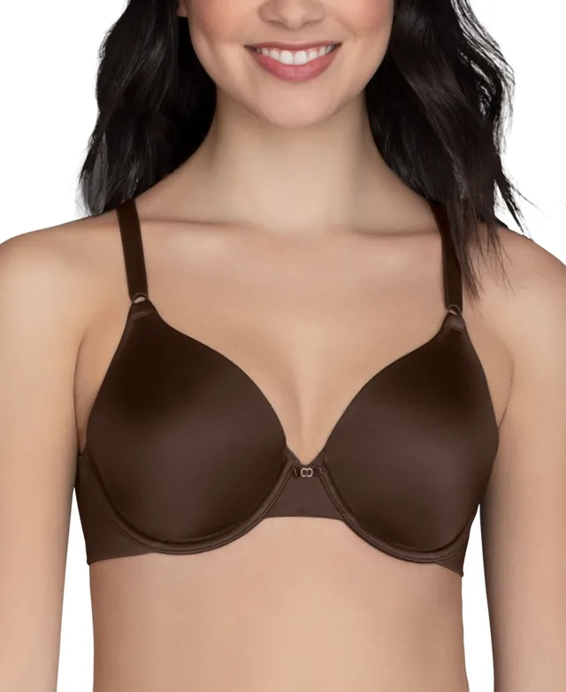 Full Figure Beauty Back Smoother Wireless Bra 71380 In Flushed Fig