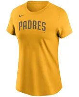 Women's Fernando Tats Jr. Gold-Tone San Diego Padres Name Number T-shirt - Gold