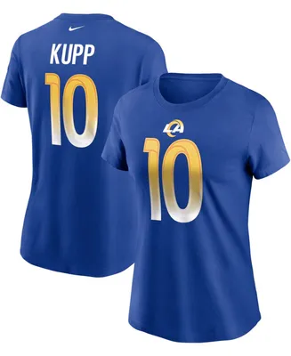 Women's Cooper Kupp Royal Los Angeles Rams Name Number T-shirt