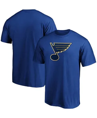 Men's Blue St. Louis Blues Team Primary Logo T-shirt