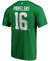 Men's Joe Pavelski Kelly Green Dallas Stars Player Authentic Stack Name and Number T-shirt